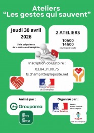 Ateliers : les gestes qui sauvent