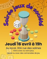 Soir�e jeux de soci�t�