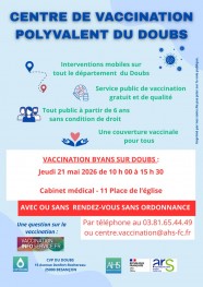 VENEZ FAIRE LE POINT SUR VOTRE VACCINATION !