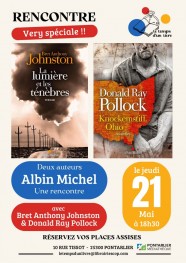 Rencontre Bret Anthony Johnston & Donald Ray Pollock