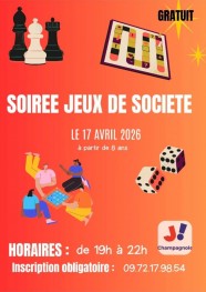 Soir�e jeux de soci�t�