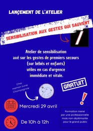 Atelier sensibilisation aux gestes qui sauvent