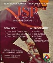 Immersion chez les Jeunes Sapeurs Pompiers