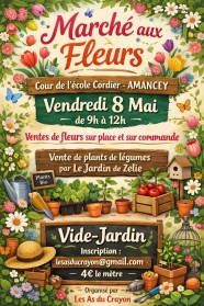 march� aux fleurs
