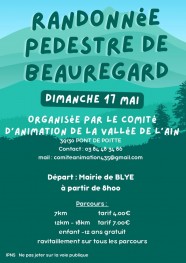 Randonn�e p�destre de Beauregard