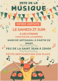 F�te de la Musique + march� artisanal + feu de la Saint-Jean