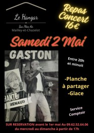 Repas concert avec Gaston