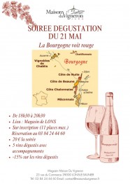 Soir�e d�gustation : Bourgognes rouges