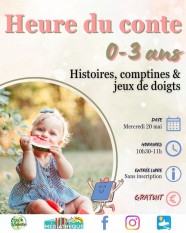 Heure du conte des tout-petits (0-3 ans)