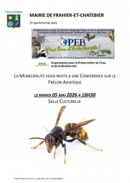 Conf�rence sur le frelon asiatique