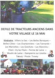 d�fil� de Tracteurs anciens