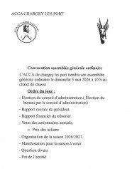 Assembl�e g�n�rale de l'ACCA