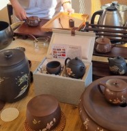 salon de th� itin�rant �Terres crois�es�