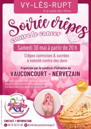 Soir�e cr�pes contre le cancer
