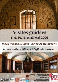 Visites guid�es de l'Apothicairerie et des Prisons Royales