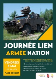 Comm�moration du 8 mai 1945 et Journ�e lien Arm�e-Nation