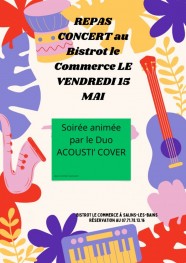 Repas-concert avec Acousti' Cover