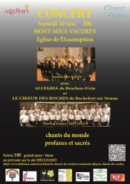 Le Choeur des Roches re�oit ALLEGRIA