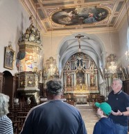 Visite comment�e de l'�glise