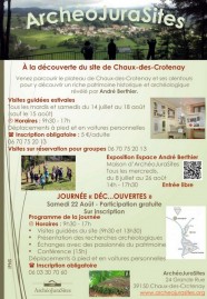 Visites guid�es Arch�oJuraSites