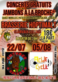 Concert et jambon � la broche