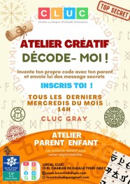 Atelier cr�atif : d�code-moi !