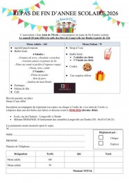 Repas de fin d'ann�e scolaire