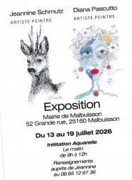 Exposition et initiation � l'Aquarelle