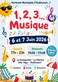 1, 2, 3... Musique