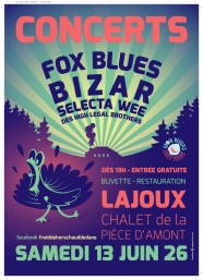 Fox blues + Bizar + Wee Perry