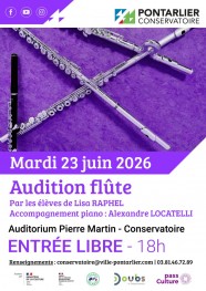 Audition - fl�te
