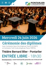 C�r�monie des dipl�mes du Conservatoire