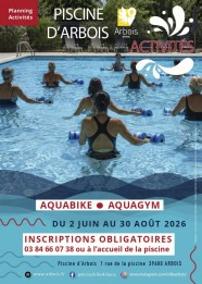 Aquabike et aquagym