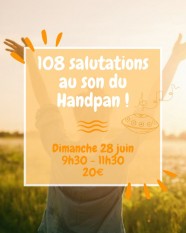 Yoga : 108 salutations au soleil au son du handpan