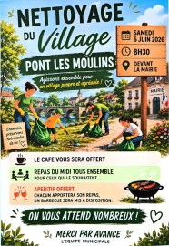 Nettoyage du village