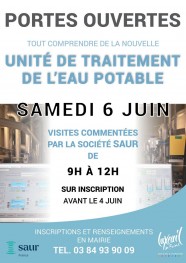 Portes ouvertes : Unit� de traitement de l'eau potable