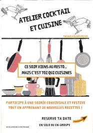 Ateliers cocktail et cuisine