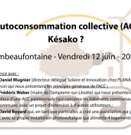 L'auto-consommation collective (ACC), k�sako ?