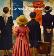 Robe rose et chocolat