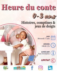 Heure du conte des tout-petits (0-3 ans)