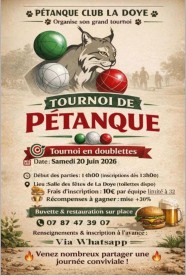 Tournoi de p�tanque