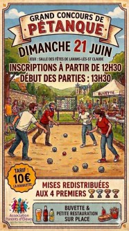 GRAND CONCOURS DE P�TANQUE