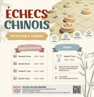 Initiations et tournoi d'�checs chinois