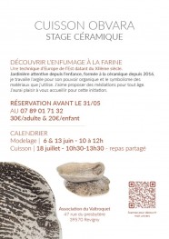 STAGE CERAMIQUE - CUISSON OBVARA