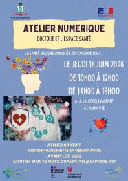 Atelier num�rique : Doctolib et espace sant�