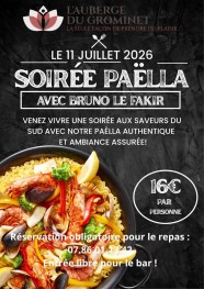 Soir�e Pa�lla avec Bruno le Fakir