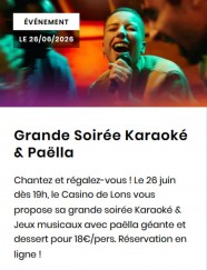 Grand Karaok� & Pa�lla g�ante
