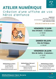 Atelier num�rique : Vos h�ros d'enfance