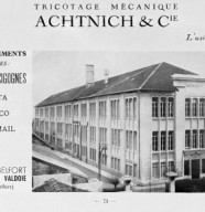 Visite : Tricotage m�canique Achtnich & Cie