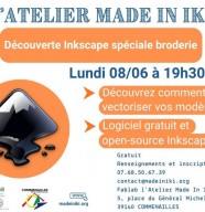 Atelier d�couverte Inkscape sp�cial broderie